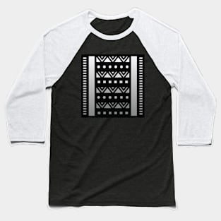 “Dimensional Levels” - V.1 Grey - (Geometric Art) (Dimensions) - Doc Labs Baseball T-Shirt